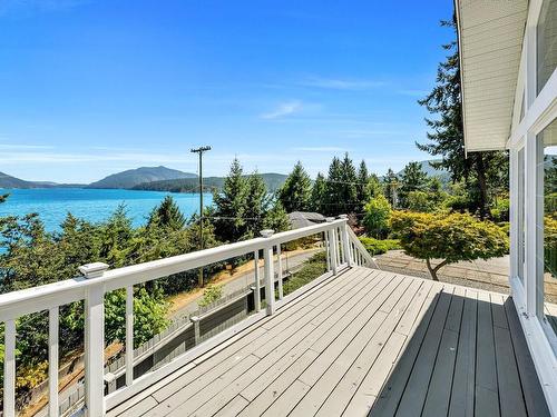 853 Arbutus Ave, Duncan, BC - Outdoor With Body Of Water With Deck Patio Veranda With View