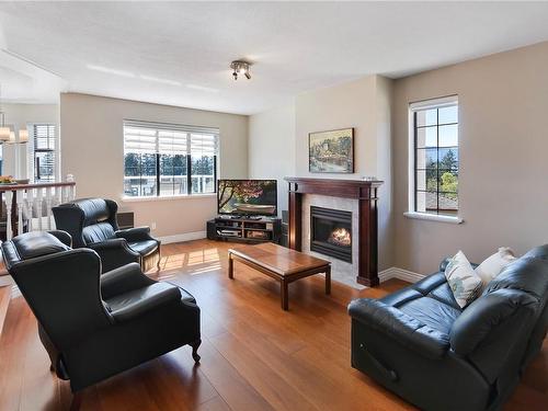 3279 Cordova Bay, Nanaimo, BC - Indoor Photo Showing Living Room With Fireplace