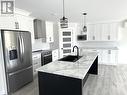 25 White Street, Gander, NL  - Indoor Photo Showing Kitchen With Double Sink With Upgraded Kitchen 