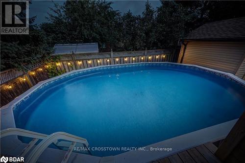 19 Allsop Cres, Barrie, ON - Outdoor With Above Ground Pool With Backyard