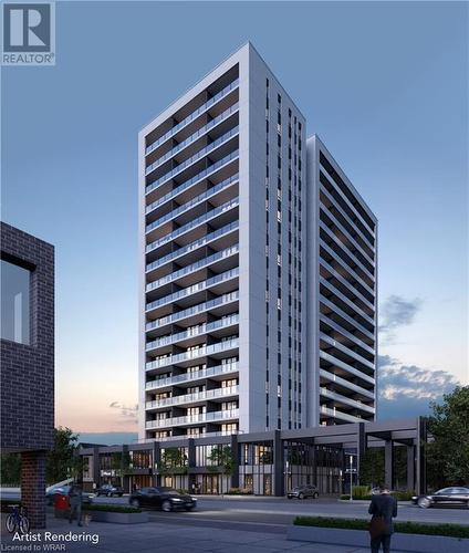 741 King Street W Unit# 1805, Kitchener, ON - Outdoor With Facade