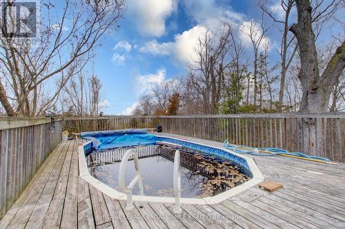 155 Percy Boom Rd, Trent Hills, ON - Outdoor With Above Ground Pool With Deck Patio Veranda