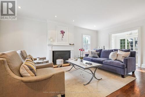 190 Rosedale Heights Dr, Toronto, ON - Indoor Photo Showing Living Room With Fireplace