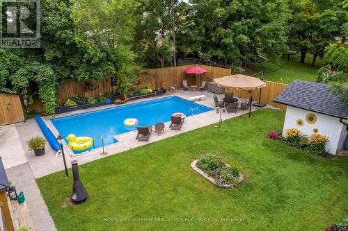 105 Clementi St, Smith-Ennismore-Lakefield, ON - Outdoor With In Ground Pool With Backyard