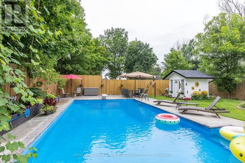 105 Clementi Street, Smith-Ennismore-Lakefield, ON - Outdoor With In Ground Pool With Backyard