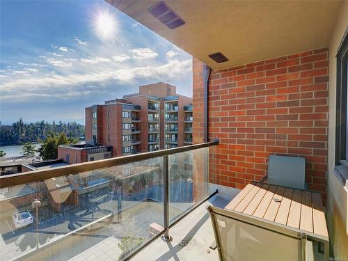 405-103 Gorge Rd East, Victoria, BC - Outdoor With Balcony With Exterior