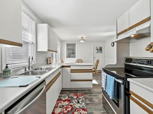 106E N. Thompson Highway E, Clearwater, BC - Indoor Photo Showing Kitchen With Double Sink