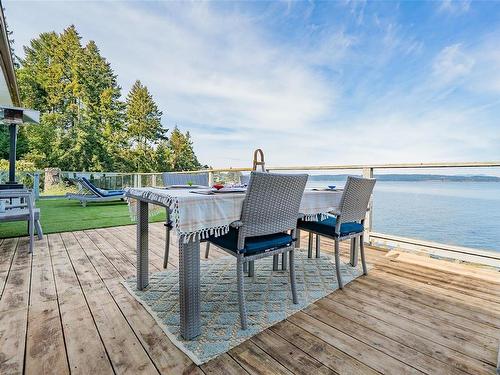 3458 Decourcy Dr, Nanaimo, BC - Outdoor With Body Of Water With Deck Patio Veranda