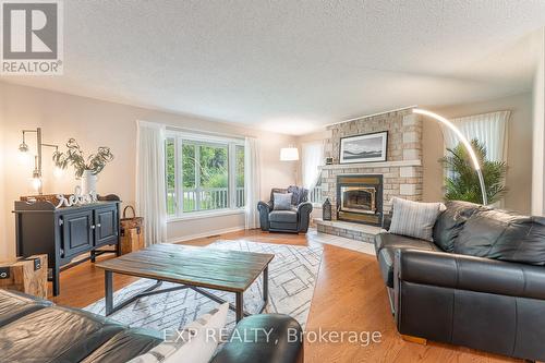 168 Queens Bush Drive, Meaford, ON - Indoor Photo Showing Living Room With Fireplace