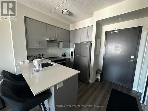 #1508 -15 Queen St S, Hamilton, ON - Indoor Photo Showing Kitchen With Stainless Steel Kitchen