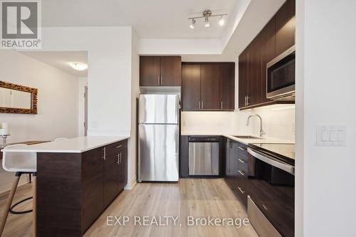 701 - 3220 Sheppard Avenue E, Toronto, ON - Indoor Photo Showing Kitchen With Stainless Steel Kitchen With Upgraded Kitchen
