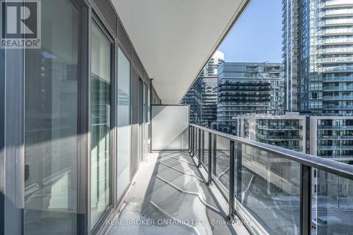 606 - 70 Annie Craig Drive, Toronto, ON - Outdoor With Balcony With Exterior
