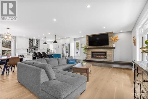 3095 Duquette Road, Clarence-Rockland, ON - Indoor Photo Showing Living Room With Fireplace