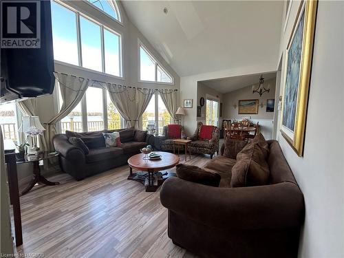 56 Silversides Point Drive, Northern Bruce Peninsula, ON - Indoor Photo Showing Living Room