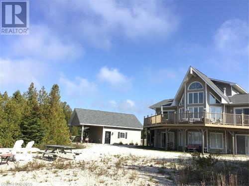 56 Silversides Point Drive, Northern Bruce Peninsula, ON - Outdoor With Deck Patio Veranda