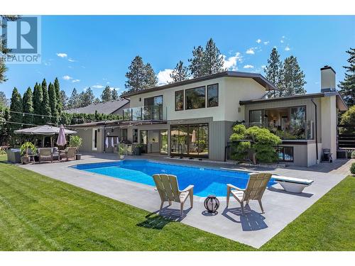 1200 Mission Ridge Road, Kelowna, BC - Outdoor With In Ground Pool