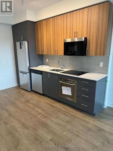 #303 -415 Main St, Hamilton, ON - Indoor Photo Showing Kitchen With Upgraded Kitchen