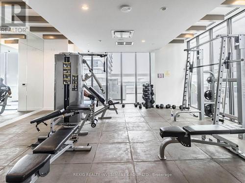 416 - 70 Annie Craig Drive, Toronto, ON - Indoor Photo Showing Gym Room