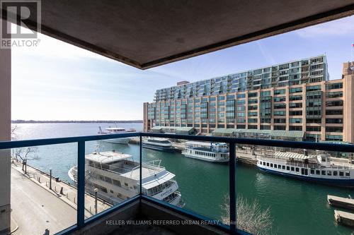 #608 -77 Harbour Sq, Toronto, ON - Outdoor With Body Of Water With Balcony With View