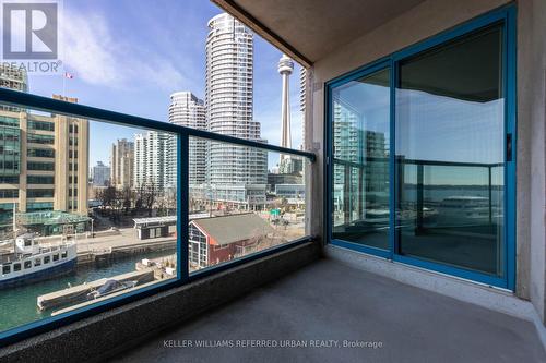 #608 -77 Harbour Sq, Toronto, ON - Outdoor With Balcony