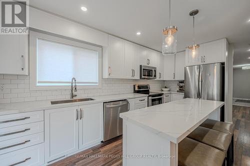 97 Madelaine Dr, Barrie, ON - Indoor Photo Showing Kitchen With Stainless Steel Kitchen With Upgraded Kitchen
