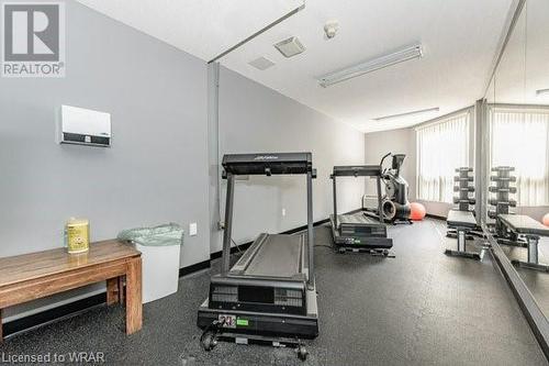 255 Keats Way Unit# 301, Waterloo, ON - Indoor Photo Showing Gym Room