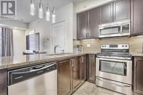 #616 -9255 Jane St, Vaughan, ON - Indoor Photo Showing Kitchen With Upgraded Kitchen