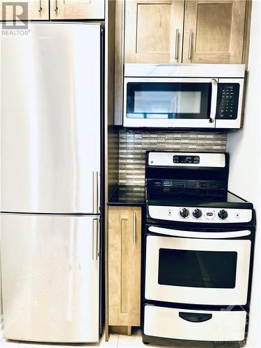 195 Besserer Street Unit#1408, Ottawa, ON - Indoor Photo Showing Kitchen With Stainless Steel Kitchen