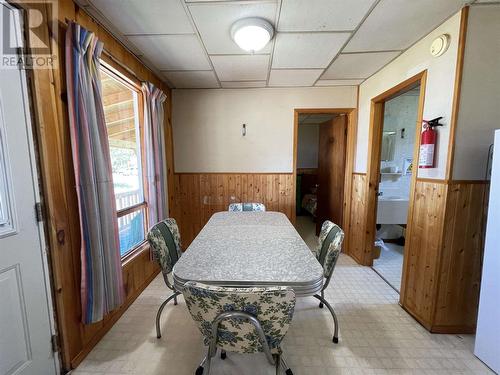 . Five Mile Lake Lodge Rd|Reaney Township, Chapleau, ON - Indoor Photo Showing Dining Room