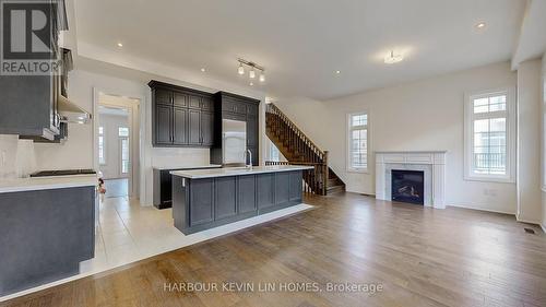 1 Gardeners Lane, Markham, ON - Indoor Photo Showing Living Room With Fireplace