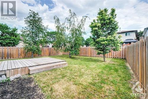 1852 D'Amour Crescent, Orleans, ON - Outdoor With Backyard