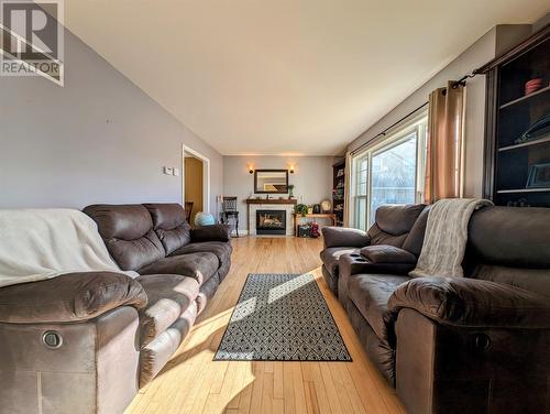 9 Dorchester Avenue, Corner Brook, NL - Indoor Photo Showing Living Room With Fireplace