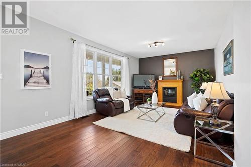 4073 Weimar Line, Wellesley, ON - Indoor Photo Showing Living Room With Fireplace