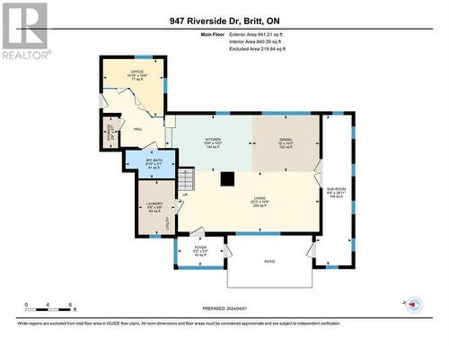 Floor Plan - 945 Riverside Drive, Wallbridge, ON - Other