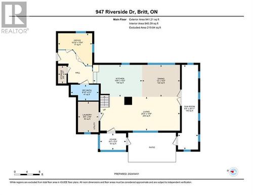 Floor plan - 945 Riverside Drive, Wallbridge, ON - Other