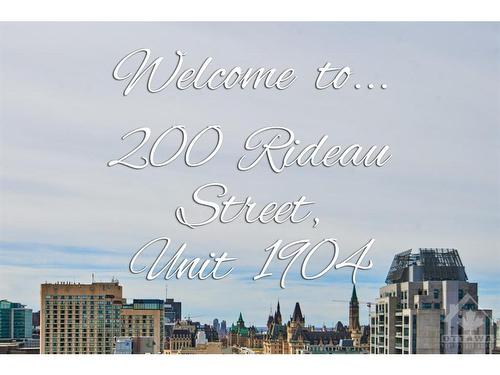 1904-200 Rideau Street, Ottawa, ON 
