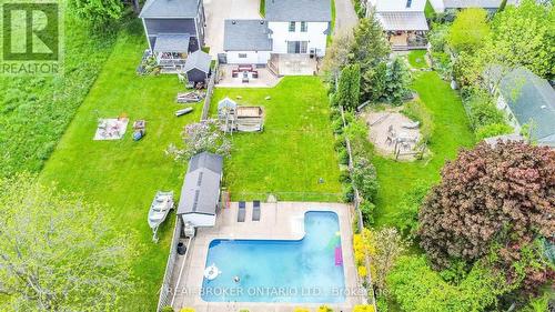 6398 Orchard Avenue, Niagara Falls, ON - Outdoor With In Ground Pool With View