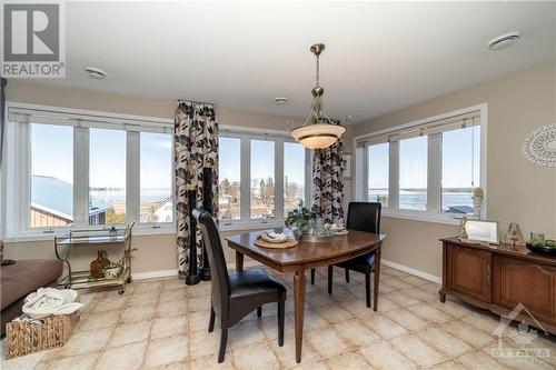 2 bed apartment with great water views - 6780 Pilon Point Road, Summerstown, ON - Indoor Photo Showing Dining Room