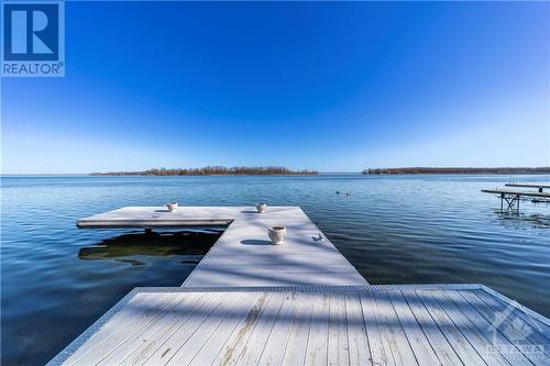 Take advantage of waterfront on the St. Lawrence. - 6780 Pilon Point Road, Summerstown, ON - Outdoor With Body Of Water With View