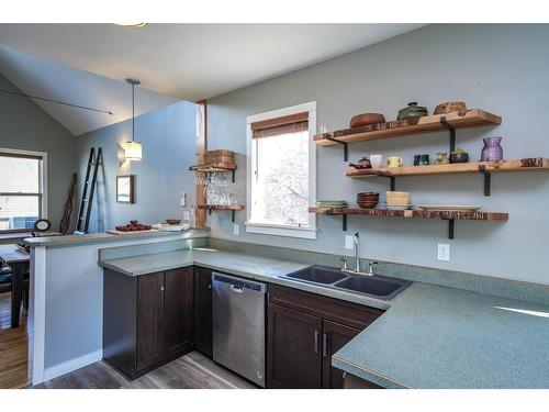 116 Vernon Street, Nelson, BC - Indoor Photo Showing Kitchen With Double Sink