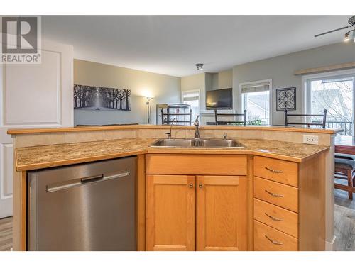 614 South Crest Drive, Kelowna, BC - Indoor Photo Showing Kitchen With Double Sink