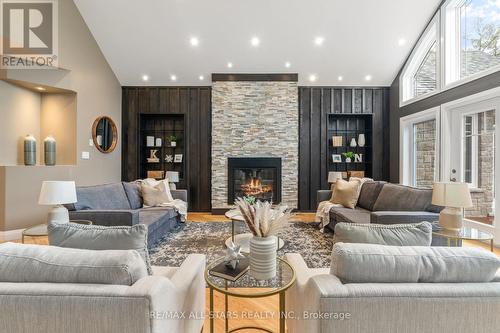 49 Spur 2, Galway-Cavendish And Harvey, ON - Indoor Photo Showing Living Room With Fireplace