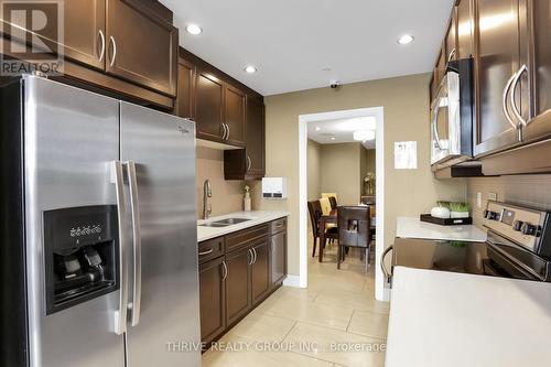 #2004 -330 Ridout St N, London, ON - Indoor Photo Showing Kitchen With Stainless Steel Kitchen With Double Sink
