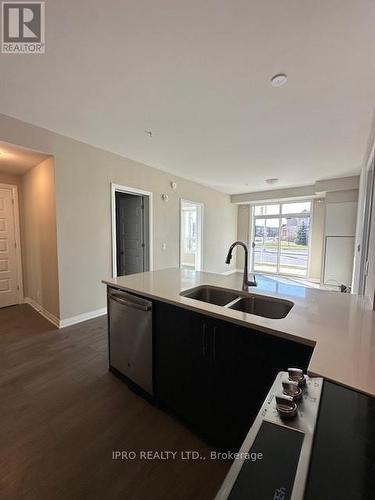 #109 -1105 Leger Way, Milton, ON - Indoor Photo Showing Kitchen With Double Sink