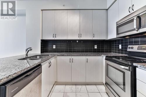 #1207 -9255 Jane St, Vaughan, ON - Indoor Photo Showing Kitchen With Double Sink With Upgraded Kitchen