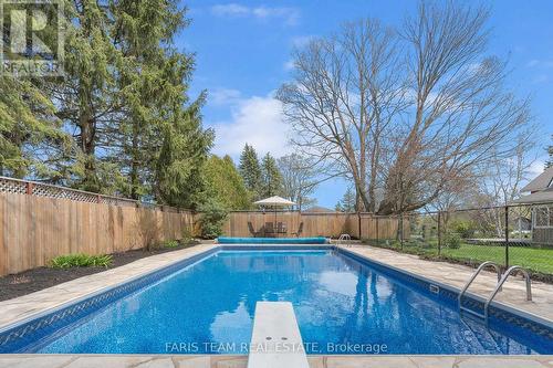 204 Spruce Cres, Barrie, ON - Outdoor With In Ground Pool With Backyard