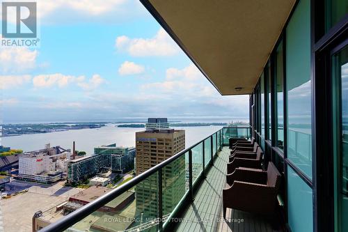 #Ph 4006 -16 Yonge St, Toronto, ON - Outdoor With Body Of Water With View With Exterior