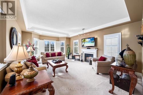 2404 Valley Forest Way, Oakville, ON - Indoor Photo Showing Living Room With Fireplace