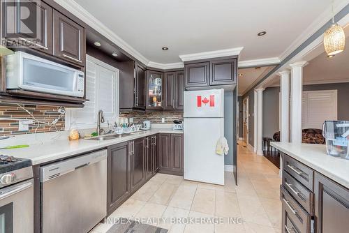 203 Richvale Drive S, Brampton, ON - Indoor Photo Showing Kitchen With Double Sink
