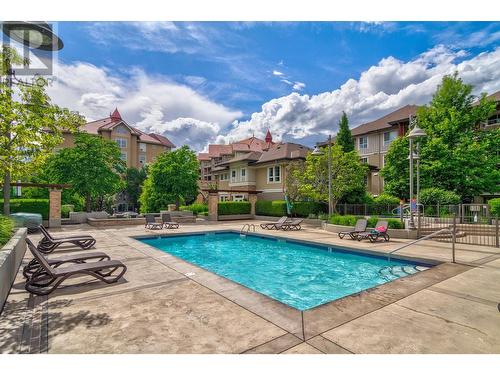 1075 Sunset Drive Unit# 602, Kelowna, BC - Outdoor With In Ground Pool With Backyard